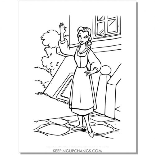 25+ Free Belle Coloring Pages, Sheets [MOST POPULAR Printables!]