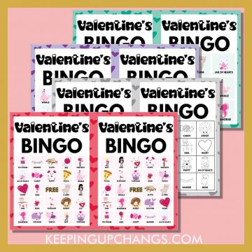 Bingo Game Card Activities [FREE Printables!]