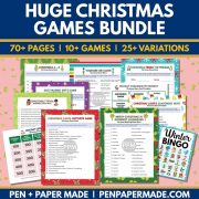 Christmas Jeopardy for Kids Game [FREE Template!]