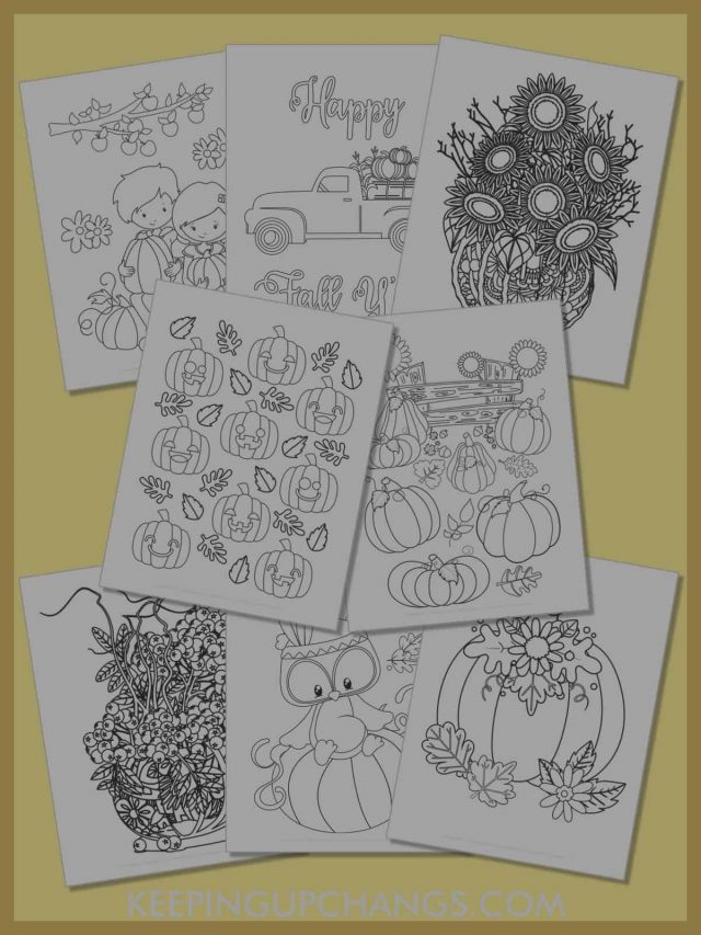 Best Free Pumpkin Coloring Pages