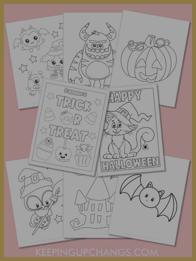 Best Free Halloween Coloring Pages for Toddlers
