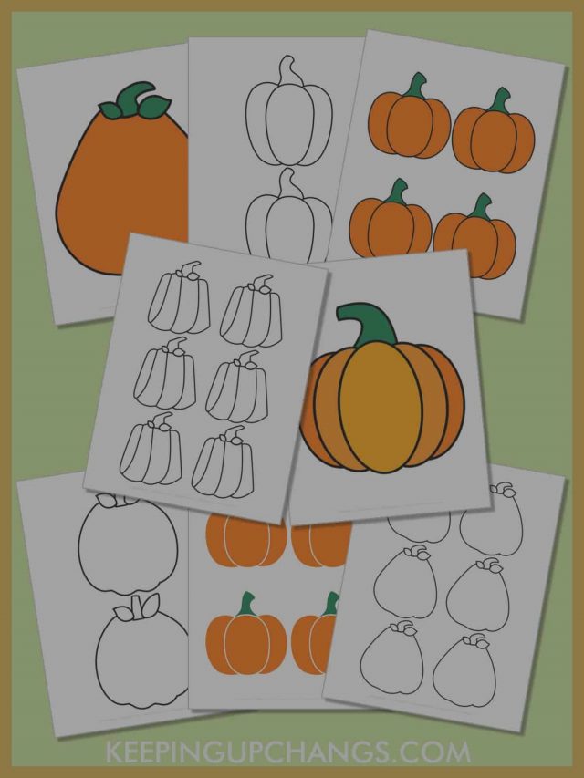Best Free Printable Pumpkin Outlines, Templates, Stencils