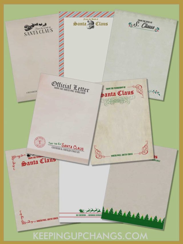 Best Free Santa Letterhead Printables