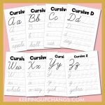 Free Large Letter Cursive Worksheets, Printables [POPULAR Download!]