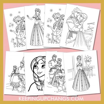 35+ Free Frozen Coloring Pages, Sheets [MOST POPULAR Printables!]