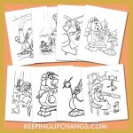 13+ Free Lumiere, Cogsworth Coloring Pages, Sheets [TOP Printables!]