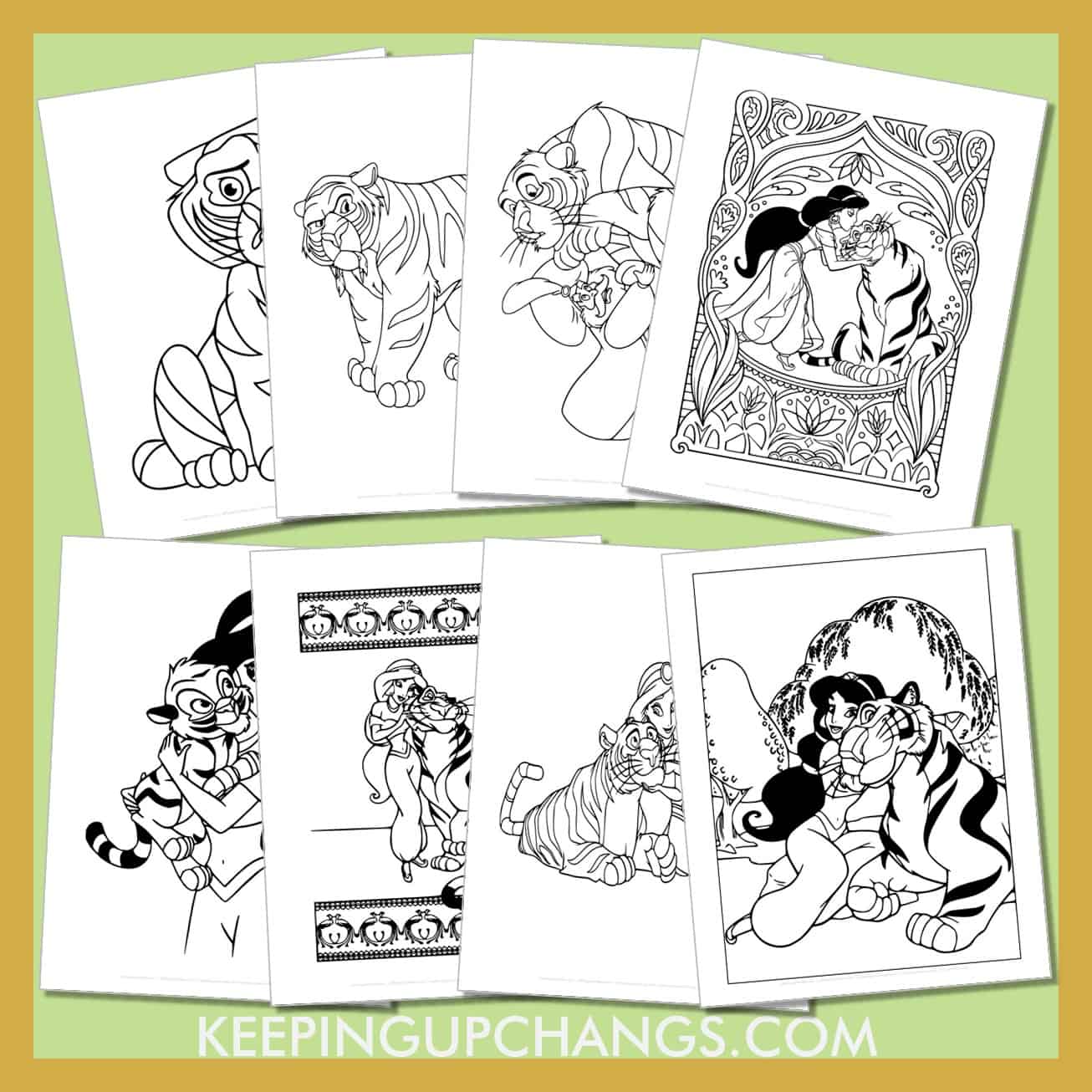 free rajah pictures to color for toddlers, kids, adults.