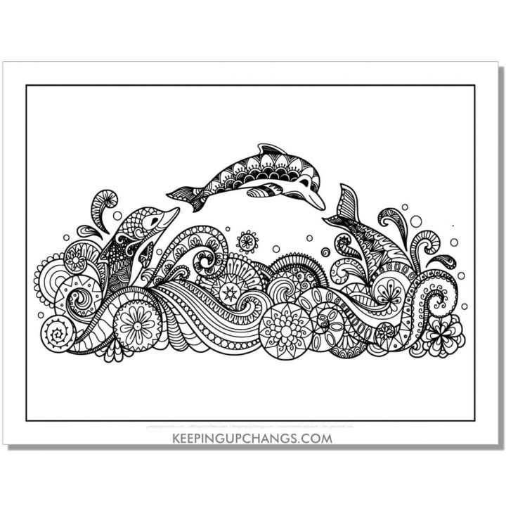 75+ Free Sea Animal Coloring Pages, Sheets [POPULAR Printables!]