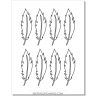 Free Feather Outlines, Templates, Stencils [MOST POPULAR Printables!]