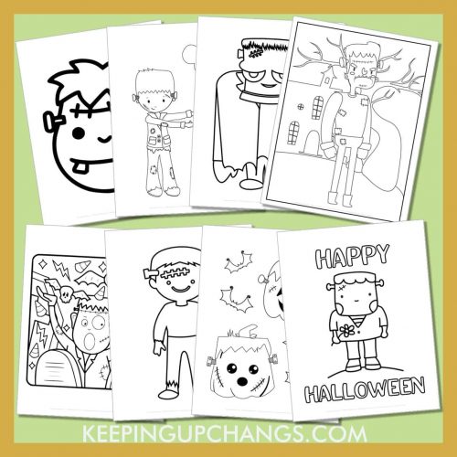 13+ Free Frankenstein Coloring Pages, Sheets [POPULAR Printables!]