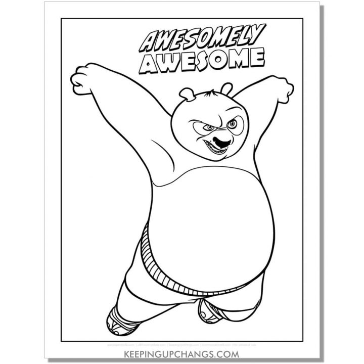19+ Free Kung Fu Panda Coloring Pages [MOST POPULAR Printables!]