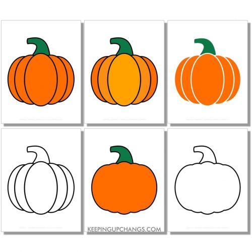 Free Pumpkin Outlines, Templates, Silhouettes [MOST POPULAR Printables!]