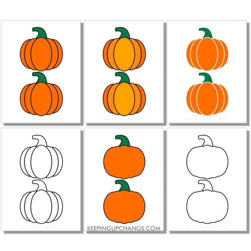 Free Pumpkin Outlines, Templates, Silhouettes [MOST POPULAR Printables!]