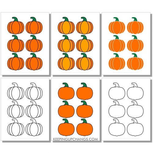 Free Pumpkin Outlines, Templates, Silhouettes [MOST POPULAR Printables!]