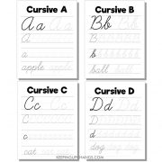 Free Large Letter Cursive Worksheets, Printables [POPULAR Download!]
