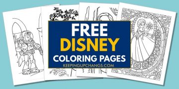 500+ Free Disney Coloring Pages, Sheets [MOST POPULAR Printables!]