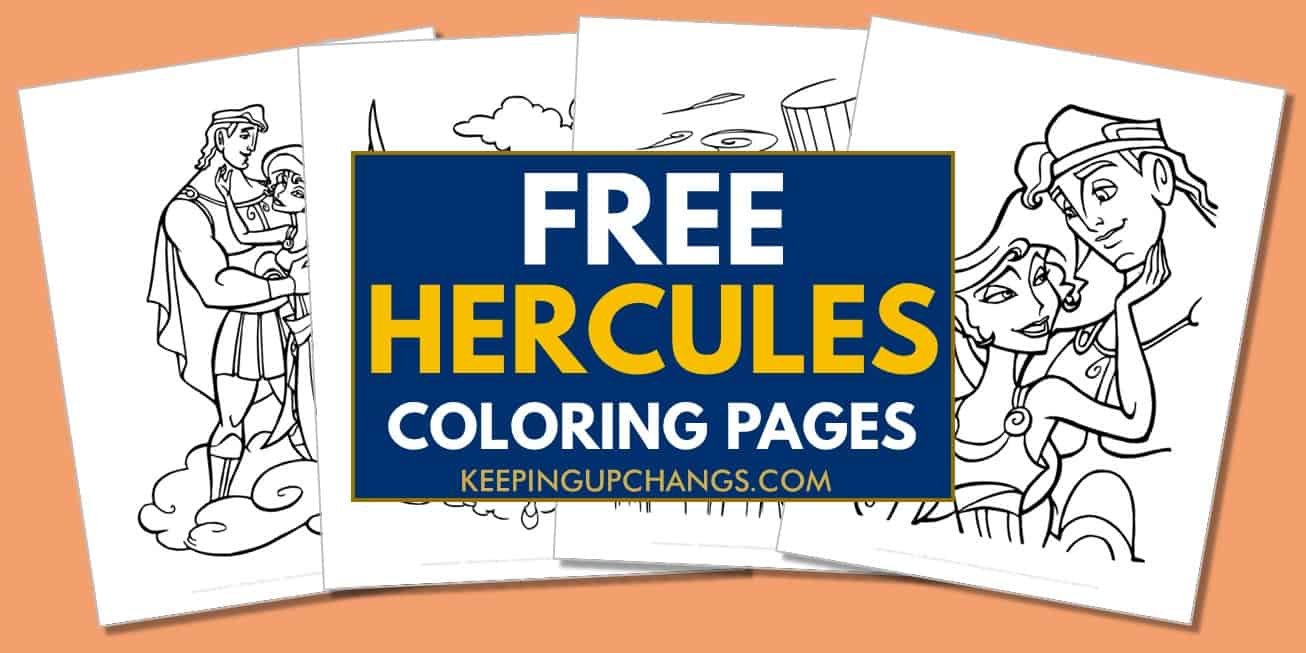 spread of hercules coloring pages.