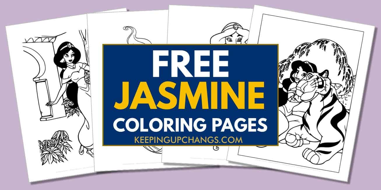 spread of jasmine coloring pages.