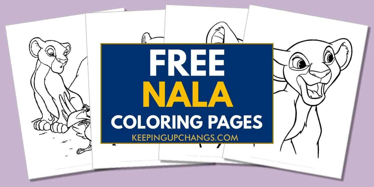 spread of lion king nala coloring pages.
