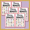 Disney Princess Bingo Pictures &amp; Words (5x5 &amp; 4x4 Grid) [FREE Printables!]