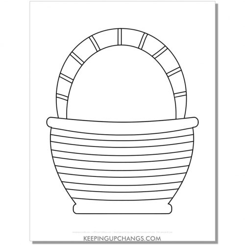 29+ Free Easter Basket Coloring Pages, Sheets [POPULAR Printables!]