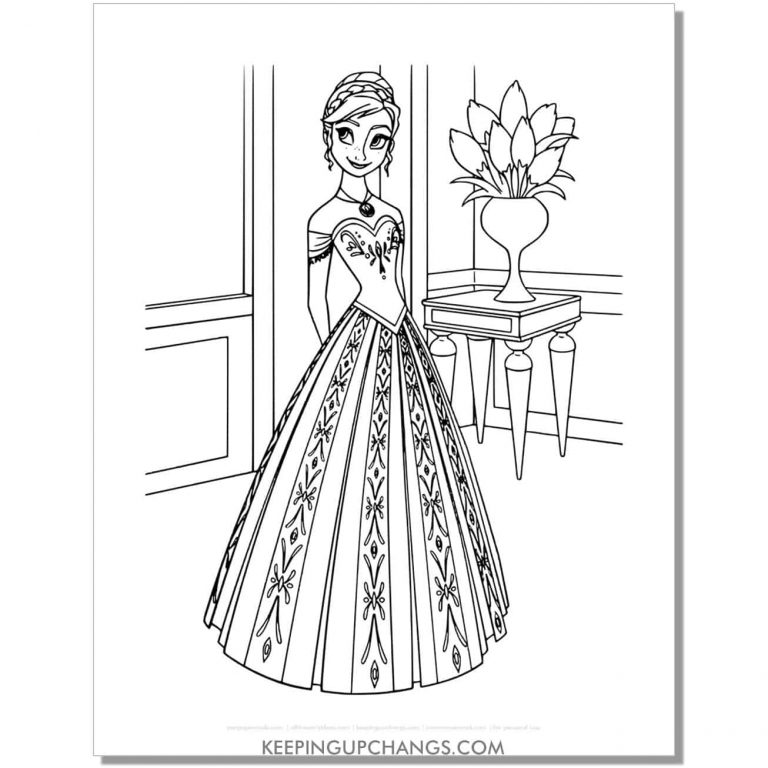 15+ Free Frozen Anna Coloring Pages, Sheets [POPULAR Printables!]