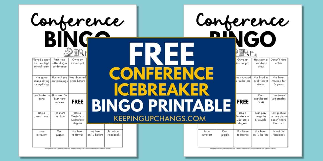 free general conference human icebreaker bingo printable.