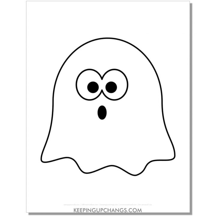 49+ Free Ghost Coloring Pages, Sheets [MOST POPULAR Printables!]