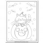 47+ Free Halloween Cat Coloring Pages, Sheets [POPULAR Printables!]