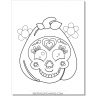35+ Free Day of the Dead, Sugar Skull Coloring Pages, Sheets [TOP ...