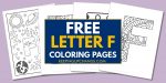 Free Letter F Coloring Pages, Sheets [TOP Printables!]