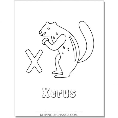 Free Letter X Coloring Pages, Sheets [TOP Printables!]