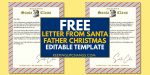 Free Letter from Father Christmas [EDITABLE Printable!]