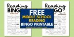 Reading Bingo Challenge for Middle School [FREE Printable Activity!]