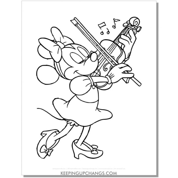 27+ Free Minnie Mouse Coloring Pages, Sheets [POPULAR Printables!]