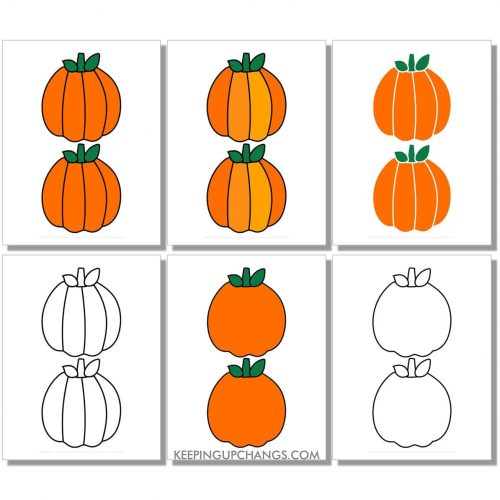 Free Pumpkin Outlines, Templates, Silhouettes [MOST POPULAR Printables!]