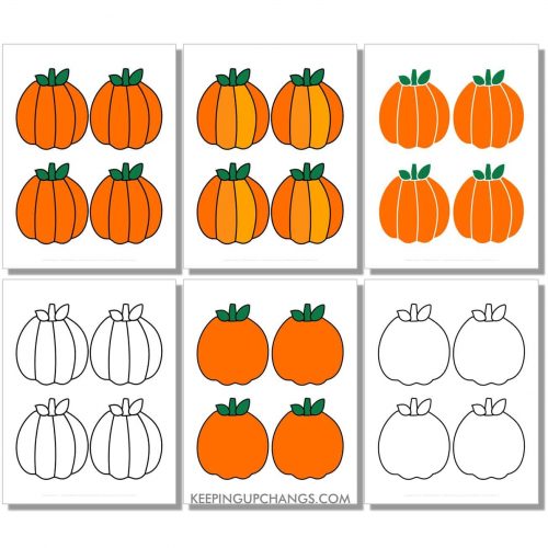 Free Pumpkin Outlines, Templates, Silhouettes [MOST POPULAR Printables!]