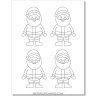 Free Santa Outlines, Templates, Silhouettes [MOST POPULAR Printables!]
