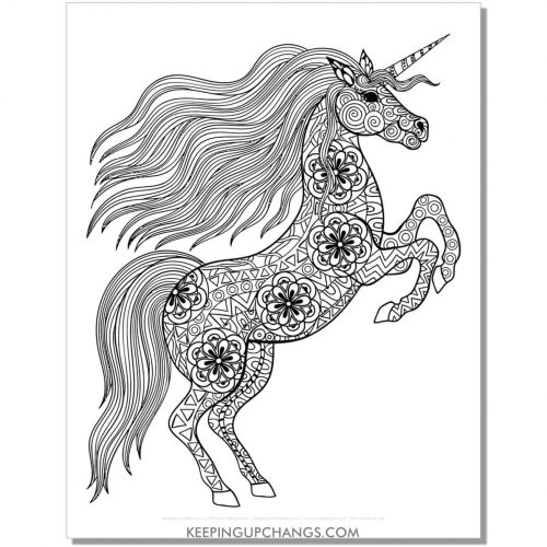 15+ Free Unicorn Coloring Pages, Sheets for Adults [TOP Printables!]