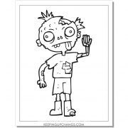 31+ Free Zombie Coloring Pages, Sheets [MOST POPULAR Printables!]