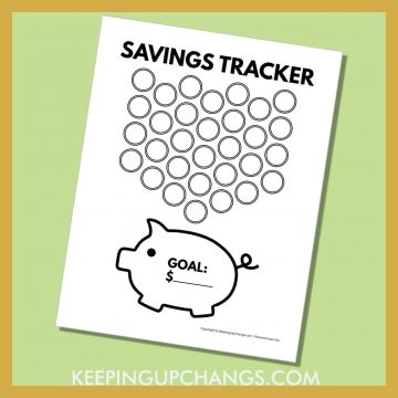 How to Teach Kids about Money [Free Piggy Bank Printable]