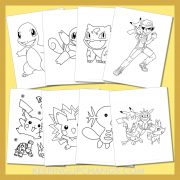 free pokemon pictures to color for toddlers, kids, adults.
