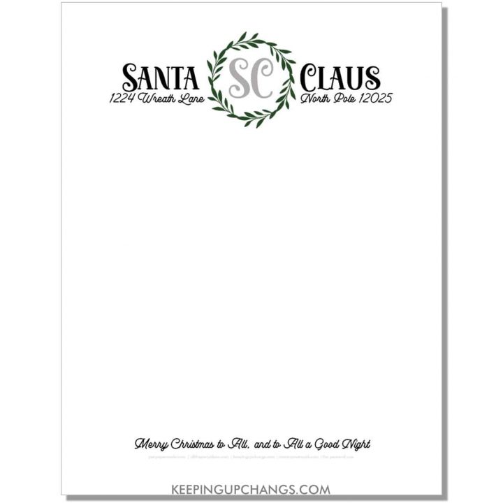 15+ Free Santa Letterhead Printables [TONS of Variety!]