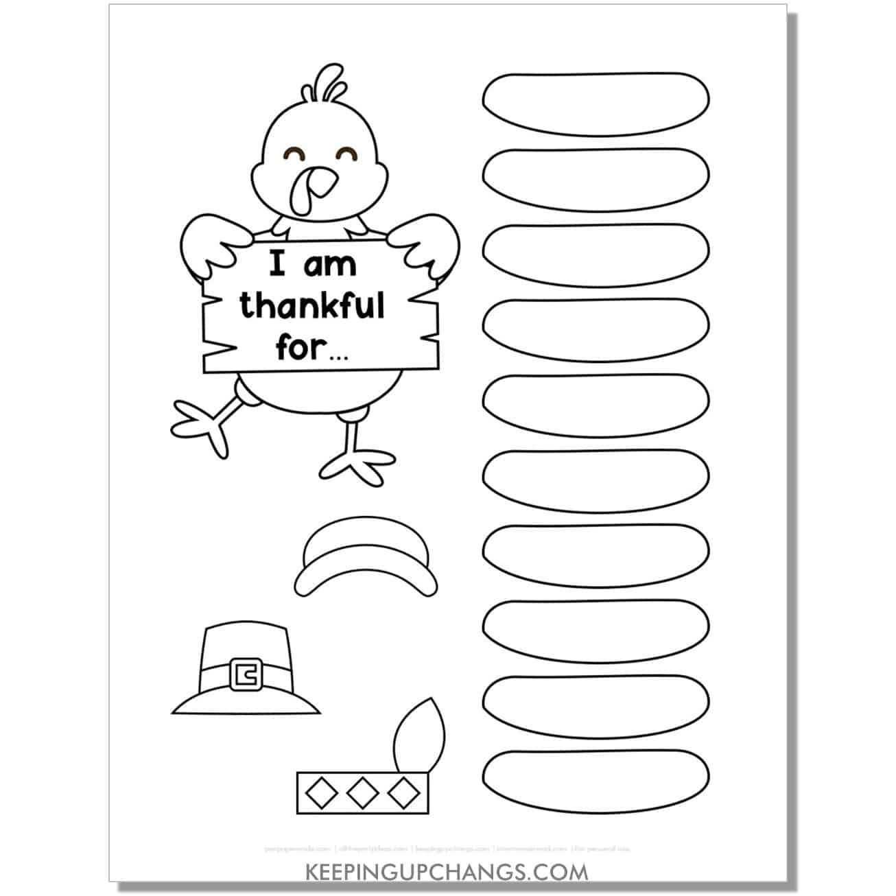 i am thankful for thanksgiving turkey template build a turkey worksheet.