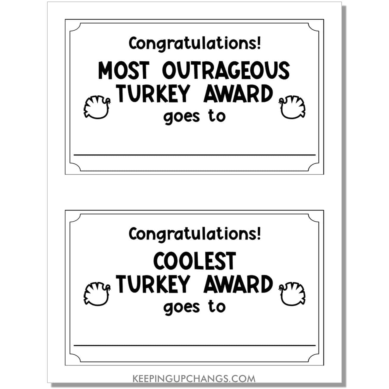 turkey disguise award for most outrageous and coolest hide the turkey ideas.
