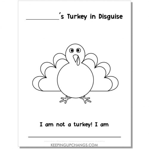 Free Turkey Disguise Project Templates [MOST POPULAR Printables!]