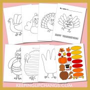 turkey outline template stencils for thanksgiving.